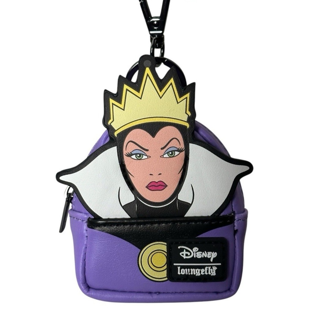 Loungefly Disney Villains Evil Queen Mystery Mini Backpack Keychain Bag Charm